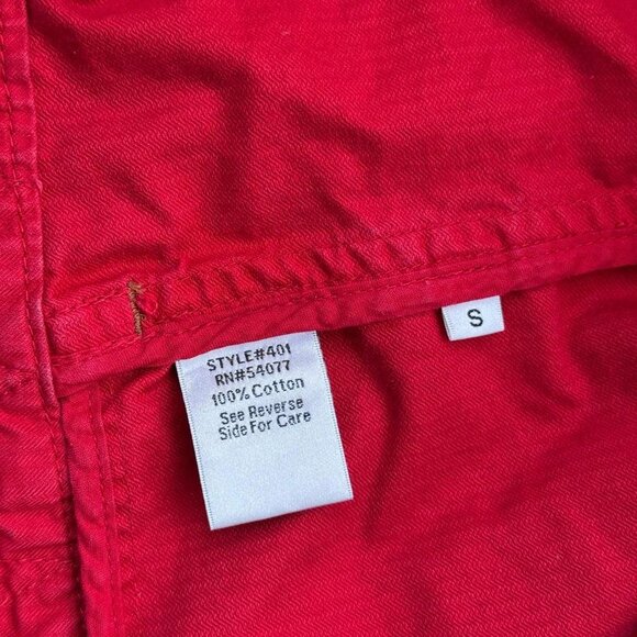 2000s red zip up jacket - Picture 5 of 8